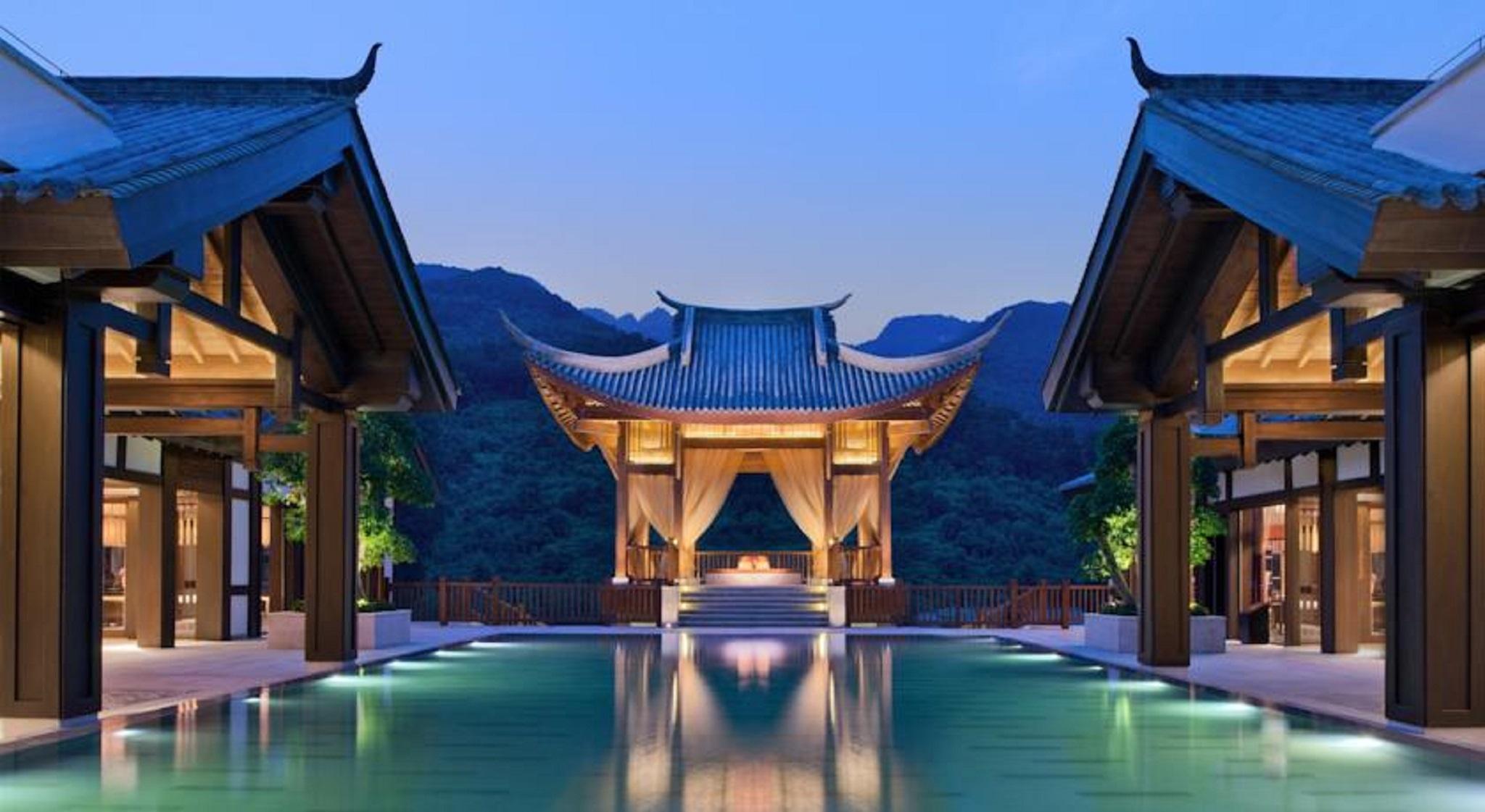 Hotel Banyan Tree Chongqing Beibei Extérieur photo